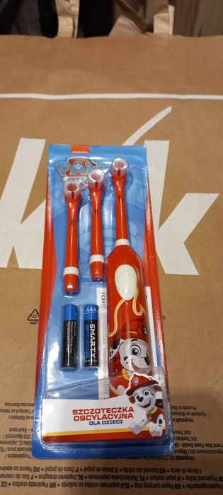 Szczoteczka oscylacyjna Psi Patrol Nowa
