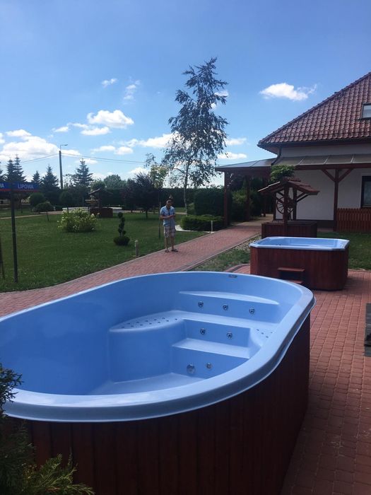 Basen 4x2x1 + Hydromasaż, Pompa Ciepła filtracja, JACUZZI SPA HOT TUB
