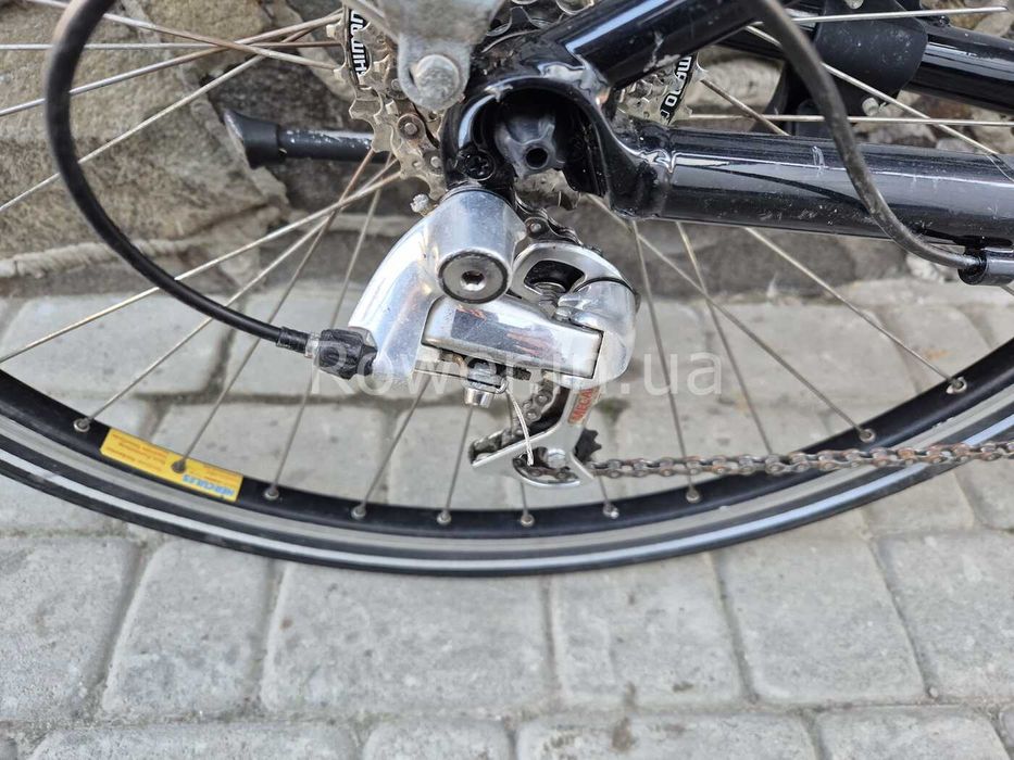 Дорожній алюмінієвий велосипед двопідвіс бу Hercules 28 M21