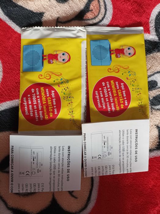 Livros e Figuras de Áudio Contos + DocStation.