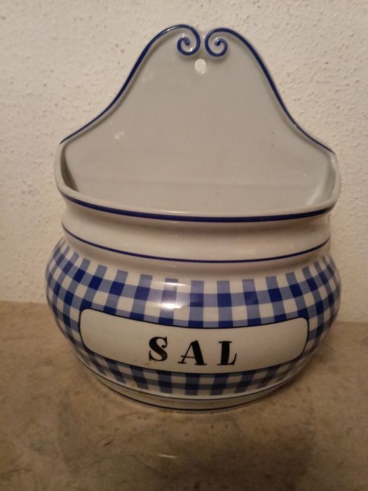 Saleiro quadrados azuis