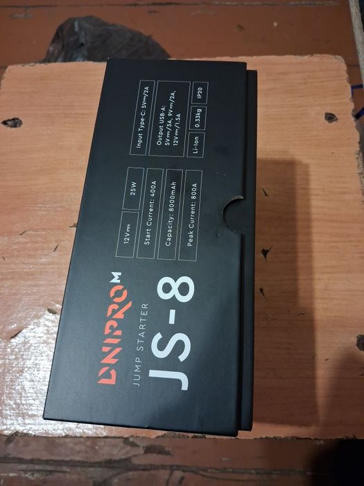 Пусковое устройство Dnipro-M JS-8    Power Bank  Многофункциональный помощник водителя