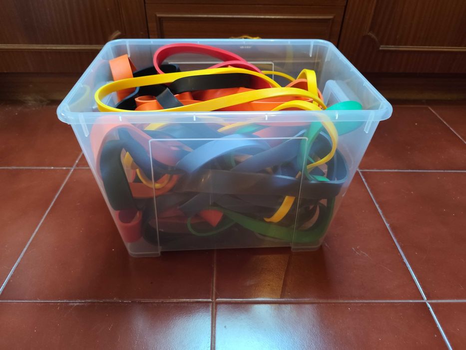 Kit completo de elasticos fitness (de 1kg a 100kg)