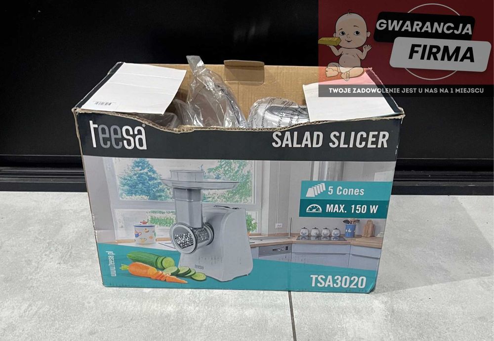 Elektryczna Szatkownica Do Warzyw TEESA TSA3020 | Nowa | Sprawna |