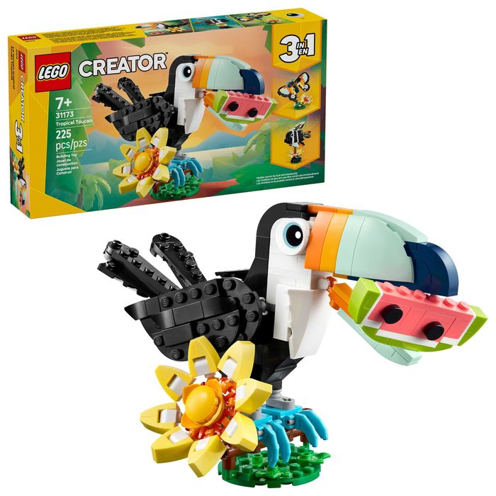 LEGO® 31173 Creator 3w1 - Dzikie zwierzęta: Tropikalny tukan