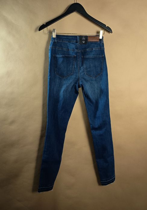vero moda czarne spodnie damskie s 36 nowe skinny