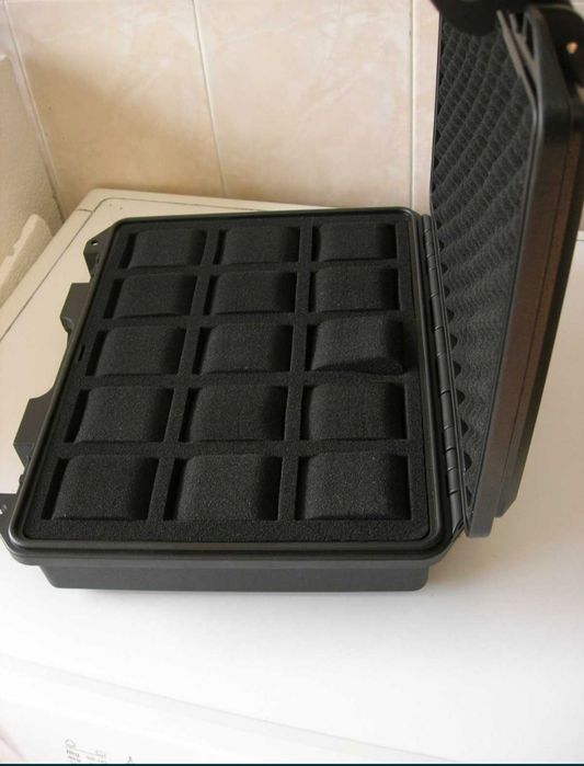 Mala Anti Choque 15 Relógios Seiko Omega Breitling Longines Tissot Iwc