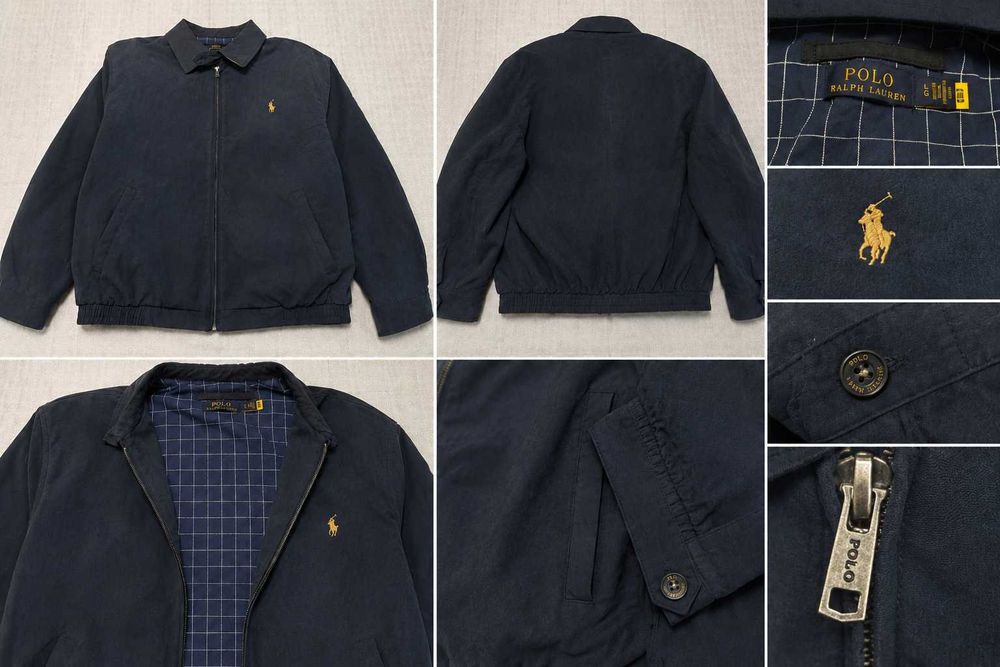 Куртка Polo Ralph Lauren Harrington   L Navy Blue Бомбер