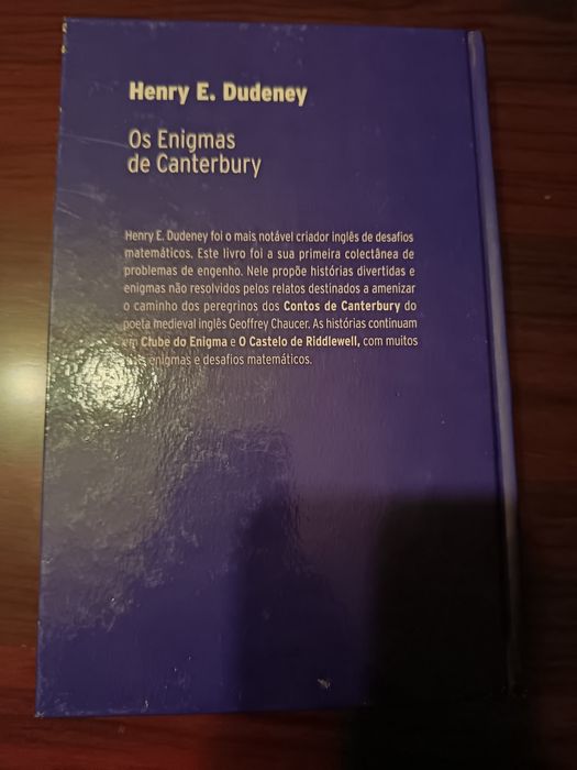 Livro Os Enigmas de Canterbury