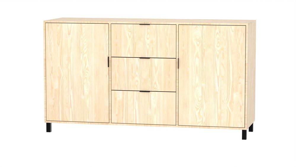 Nowoczesna komoda sosnowa 150x50x90