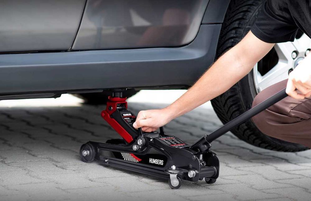 Домкрат підкатний гідравлічний 2,5 т 90-340 мм домкрат гидравлический