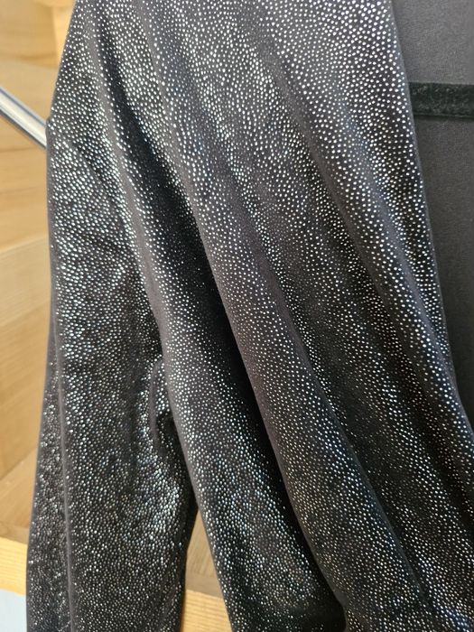 Sukienka welurowa ze srebrem M/L