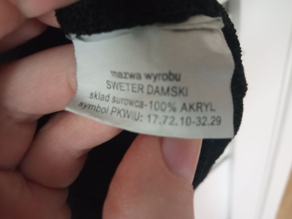 Czarny sweter Peter Style s/m