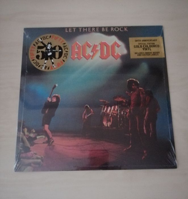 AC DC Let there be Rock Vinil 33'novo. 50 Anniversary