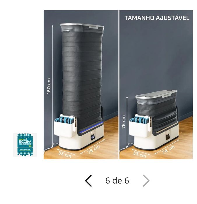 Máquina de Passar a Ferro Vertical Rowenta