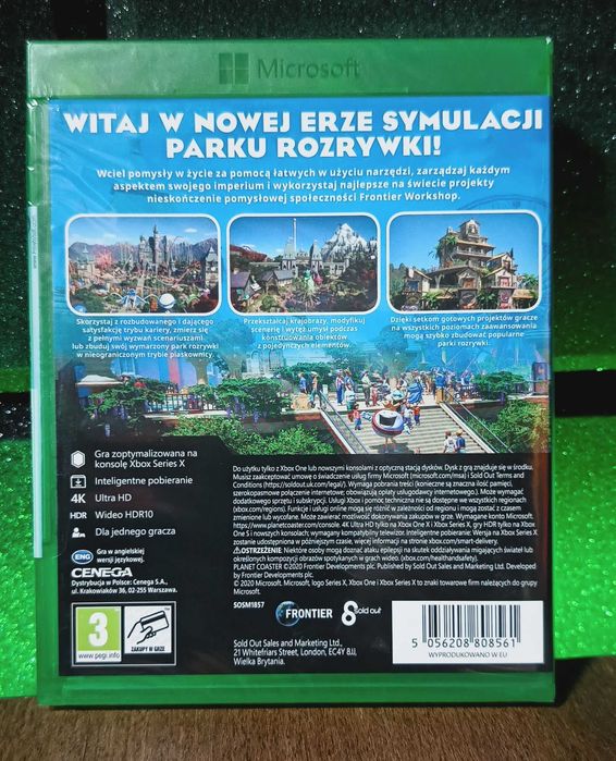 Planet Coaster Xbox One S / Series X - zbuduj wesołe miasteczko