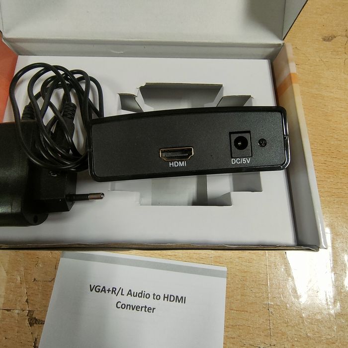 VGA+R/L Audio to HDMI Conversor