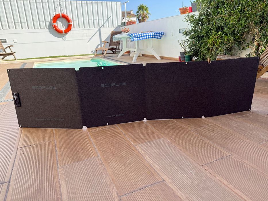 Painel solar 110W ECOFLOW Dobravel e Portátil com saco de transporte