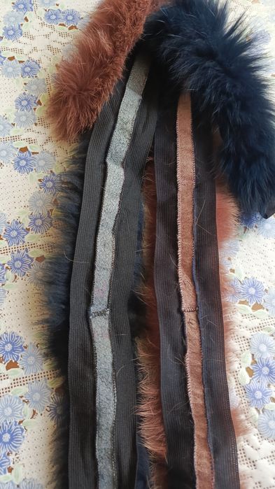 Мех опушки на капюшоны. Бубоны.