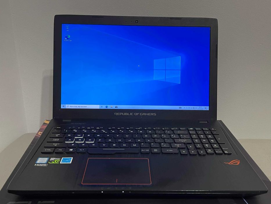 Laptop gamingowy ASUS ROG STRIX GL553V I5-7300HQ GTX 1050 4GB 256GB SSD + 1TB HDD Win 10