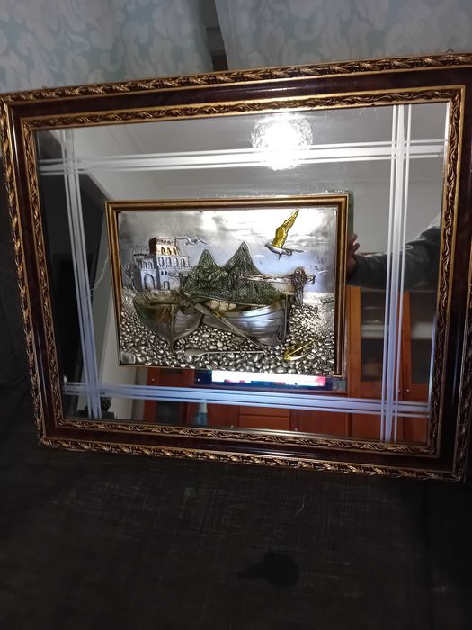 Quadro Vintage com espelho