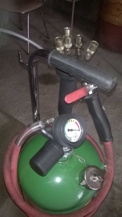 Aspirador de óleo auto (pneumático)