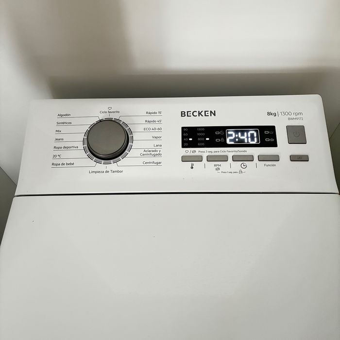 Máquina de lavar roupa Becken