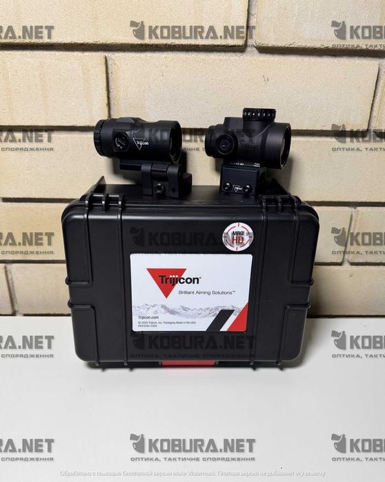 Комплект Trijicon MRO HD 1X25 + магнифер Trijicon 3X