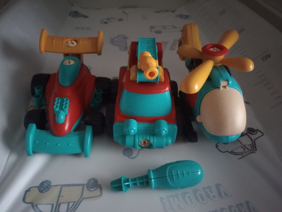 Pojazdy do zabawy rozłożenie/złożenie