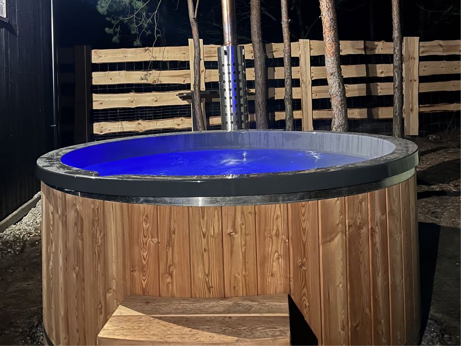 Domek wśród boru z balią jacuzzi noclegi k. Bałtów Sandomierz