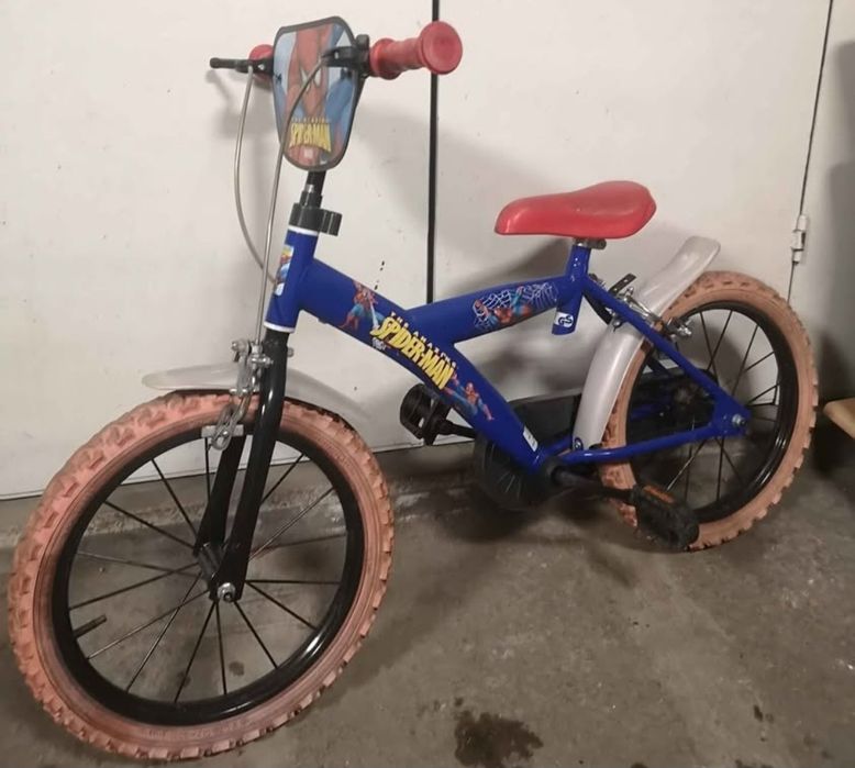 Bicicleta de criança spider man