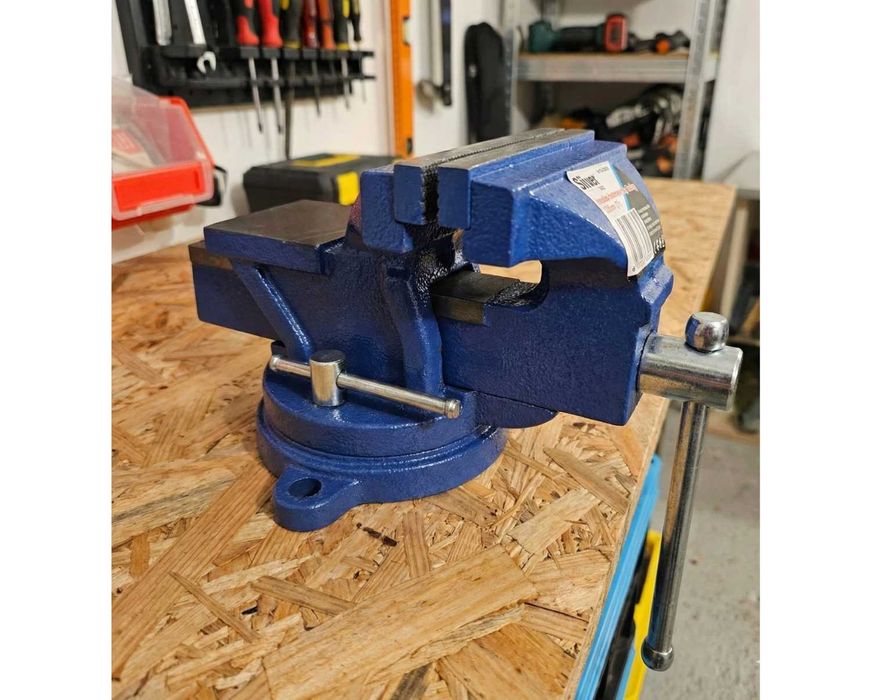 NOWE Obrotowe Imadło Ślusarskie Stołowe Żeliwne Stalowe Kowadło MOCNE