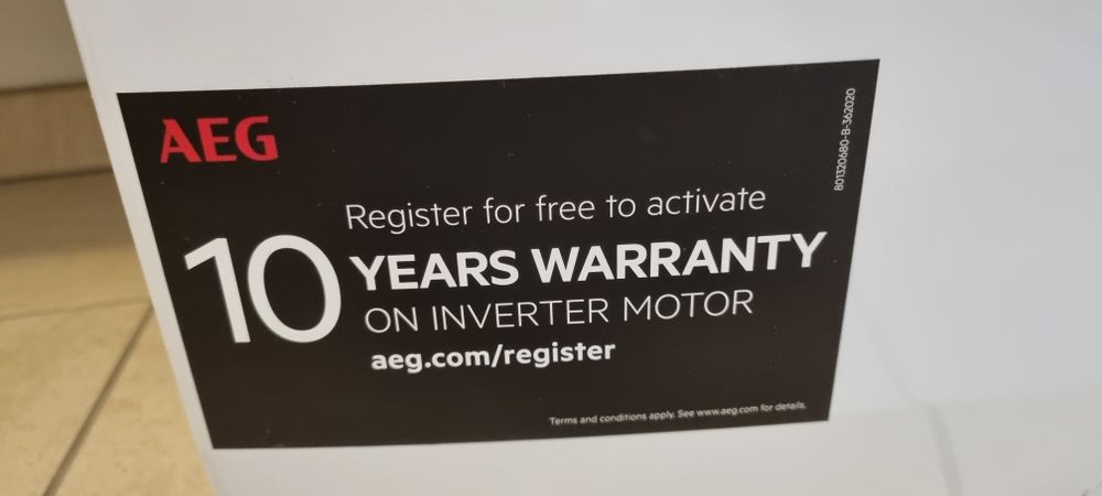 Pralko suszarka AEG model L9WEE06W