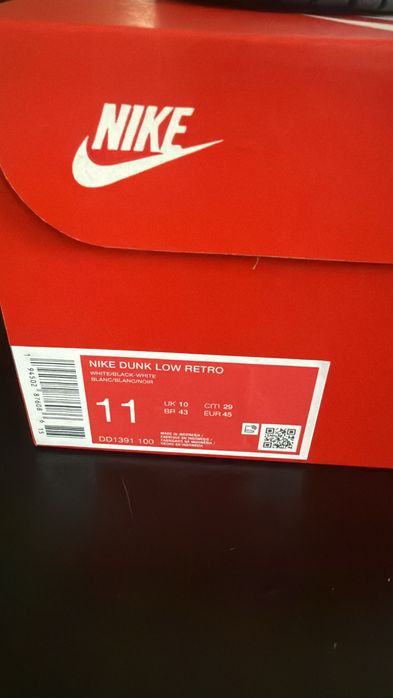 Sapatilhas nike dunk panda