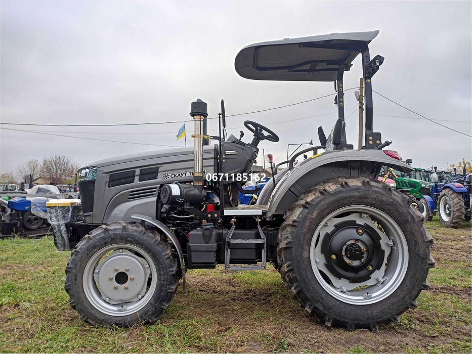 Мінітрактор Скаут TE-504 SR з козирком безкоштовна доставка під двір