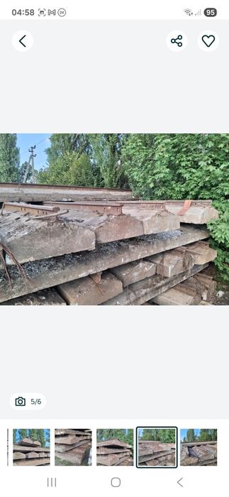 Бипи з рельсами під коловий кран