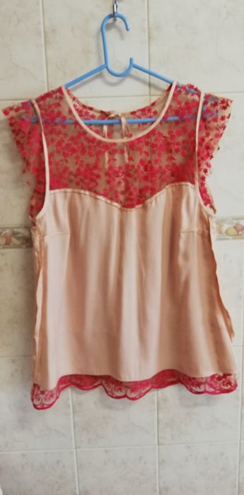 Blusa , rosa e creme, 40, ANA SOUSA

Cor : rosa e creme
Tamanho: 40