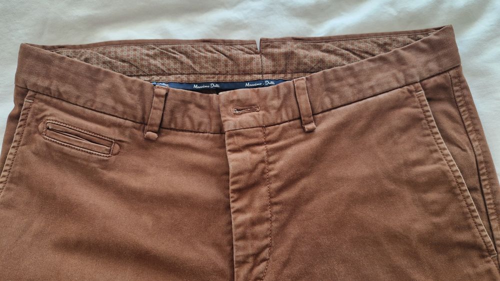 Calças castanhas Massimo Dutti