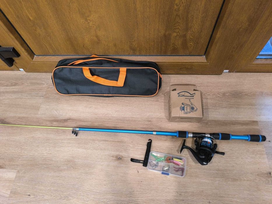 Cana de Pesca+Bolsa e Acessórios NOVO
