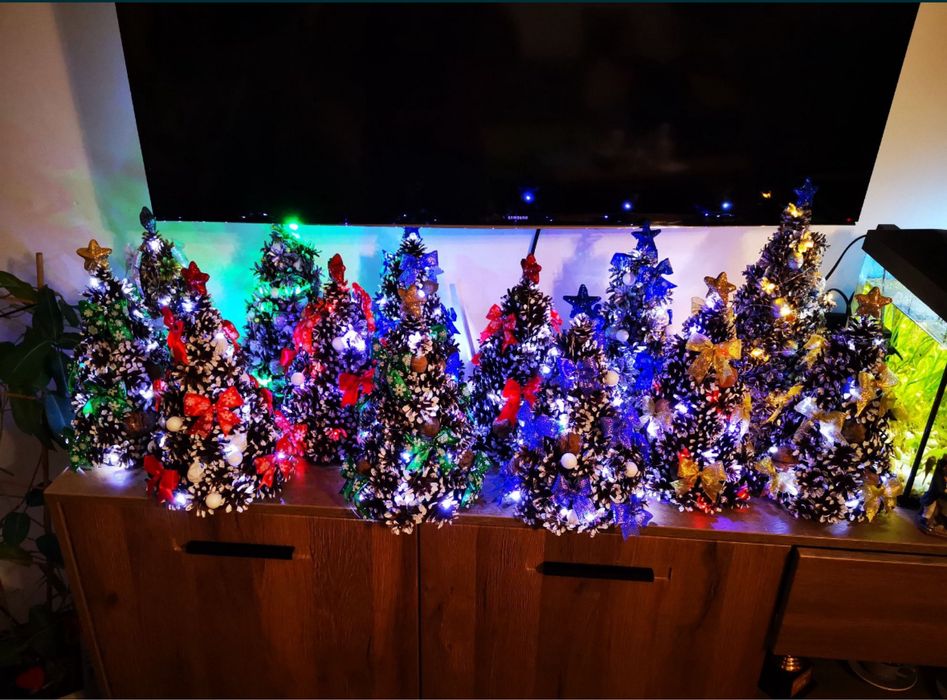 Choinka z szyszek DIY - Boże Narodzenie