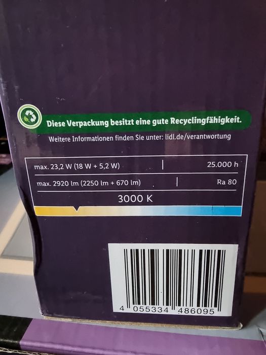 Стельовий світильник LIVARNO Німеччина