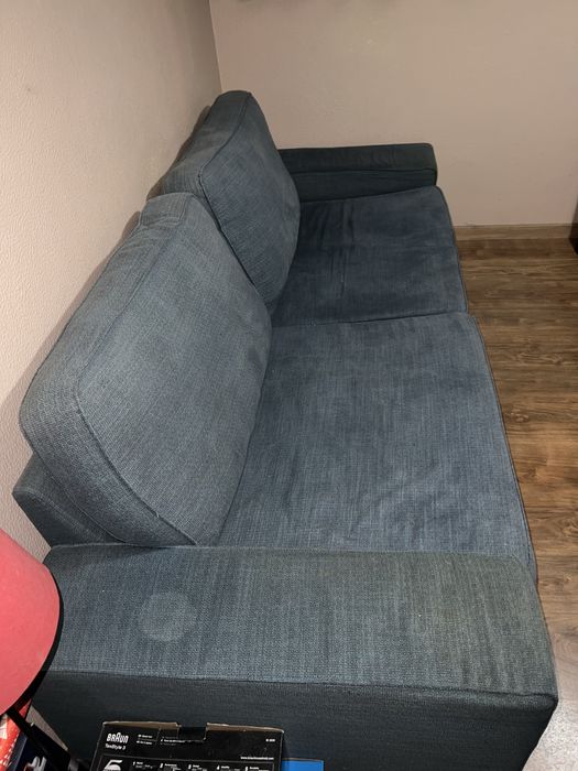 Sofá Azul Marca IKEA