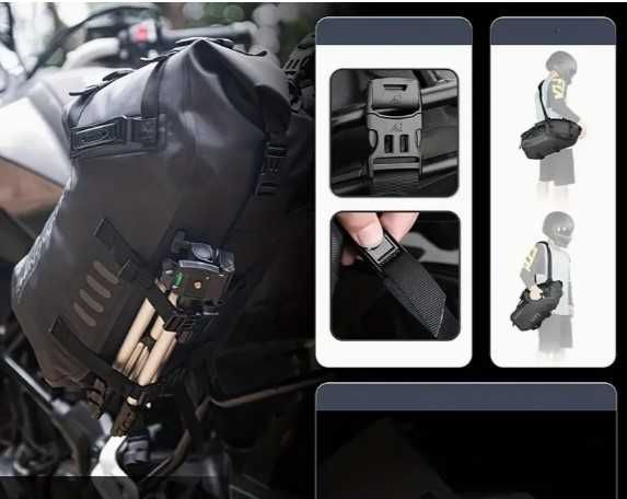 Мотосумки Rhinowalk 28L Мотоциклетні сумки (пара)