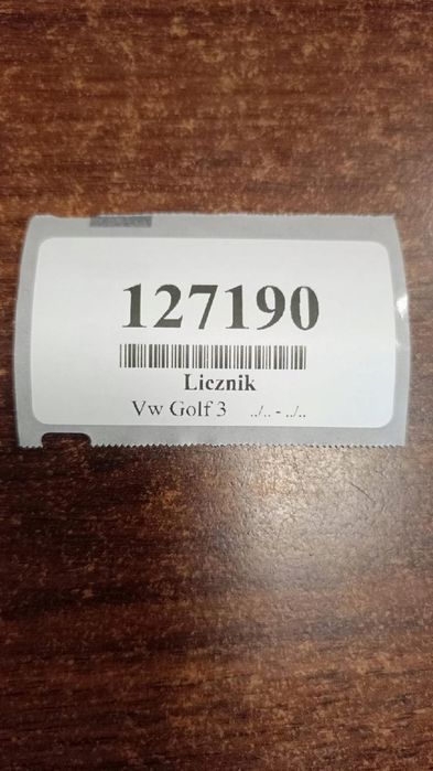vw golf iii licznik 87001323
