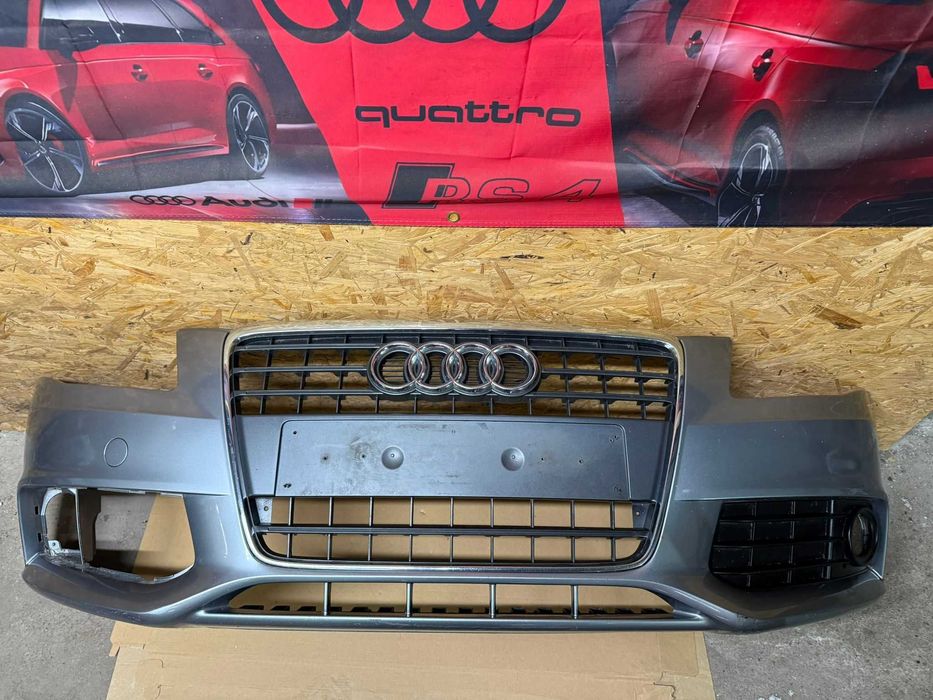 Zderzak przód Audi A4 B8 08-12 Komplet gril kratki bez pdc i sprysków