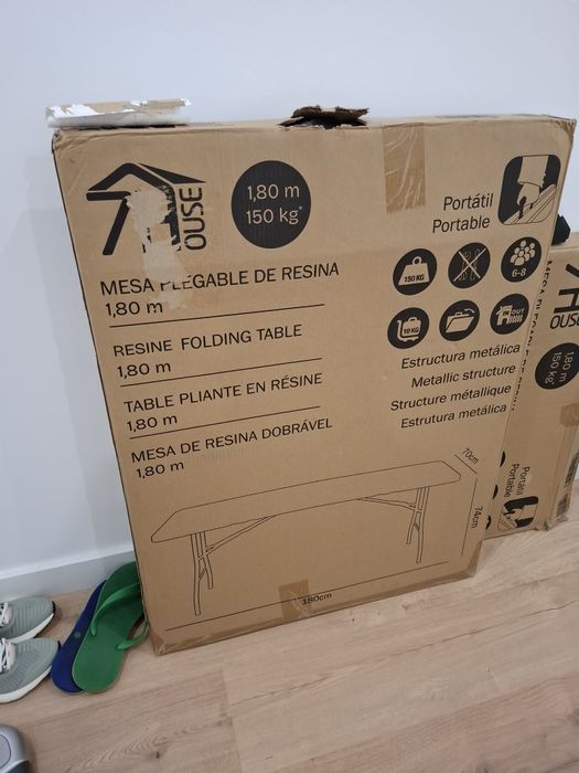 Mesa dobrável portátil