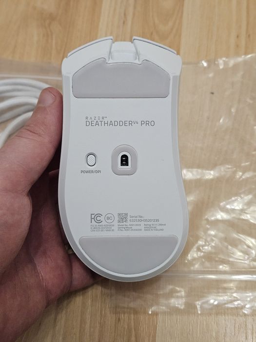 Миша Razer DeathAdder V4 PRO White 8000hz
