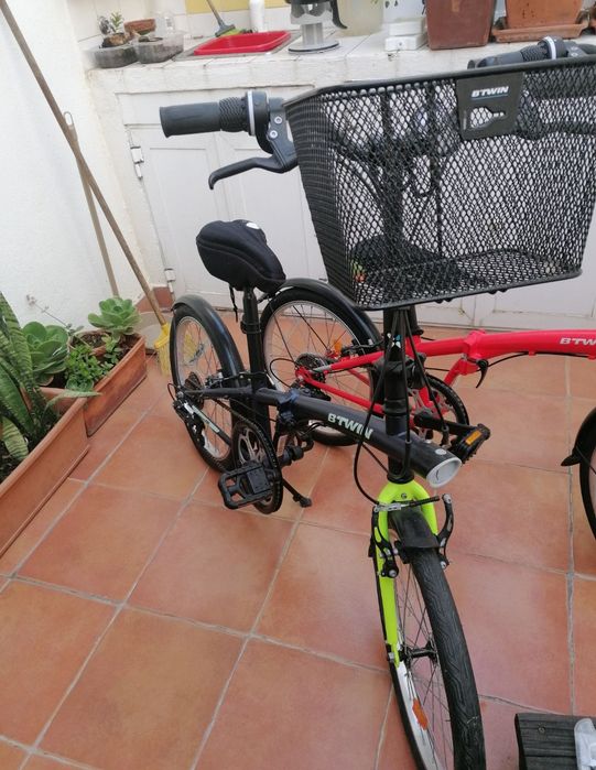 Bicicleta dobrável como nova