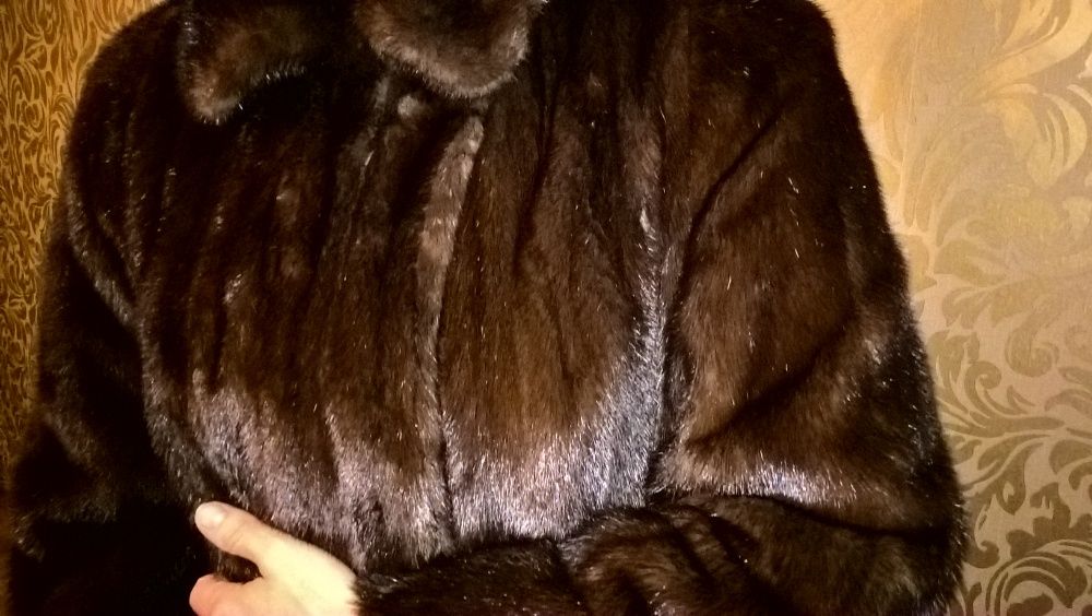 Futro z norek ekskluzywne SAGA MINK