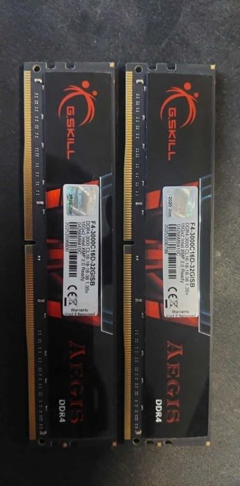 Pamięć RAM G.Skill Aegis DDR4 32GB (2 x 16GB) 3000 CL16